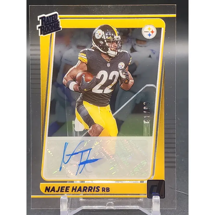 2021 Panini Clearly Donruss Najee Harris Rated Rookie /99