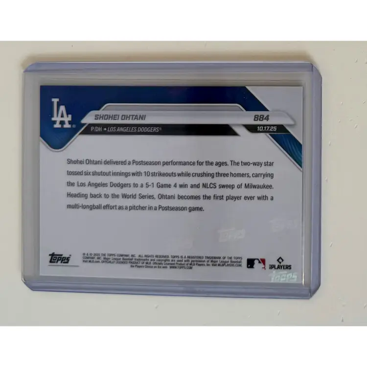 Shohei Ohtani NCLS Game For The Ages Los Angeles Dodgers