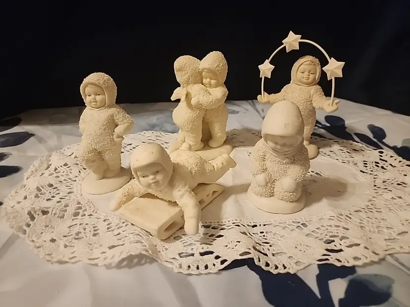 Five Department 56 Snowbabies