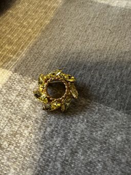 Vintage Dainty Navette Spring Brooch