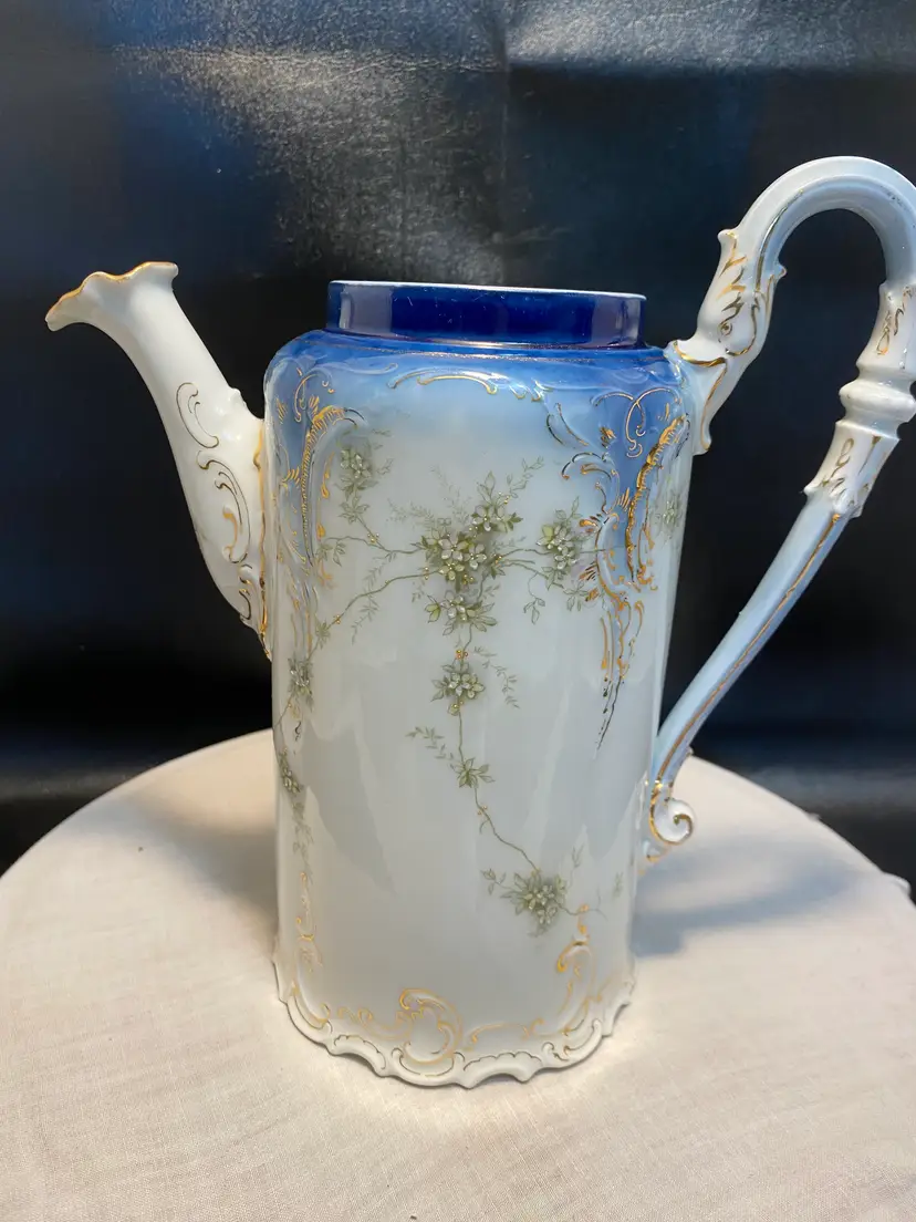 Vintage German R/C Porcelain Teapot/Chocolate pot