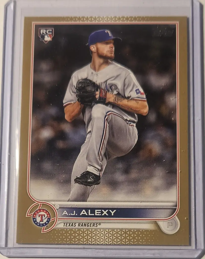 2022 Topps Series 2 Gold AJ Alexy RC 0079/2022