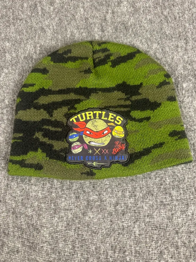 Teenage Mutant Ninja Turtles Beanie Cap Hat Camo