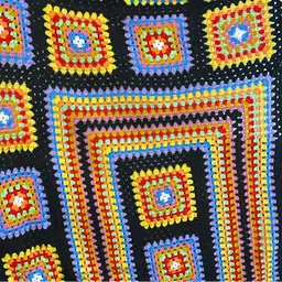 Huge Amazing Afghan 72” X 96 Gorgeous