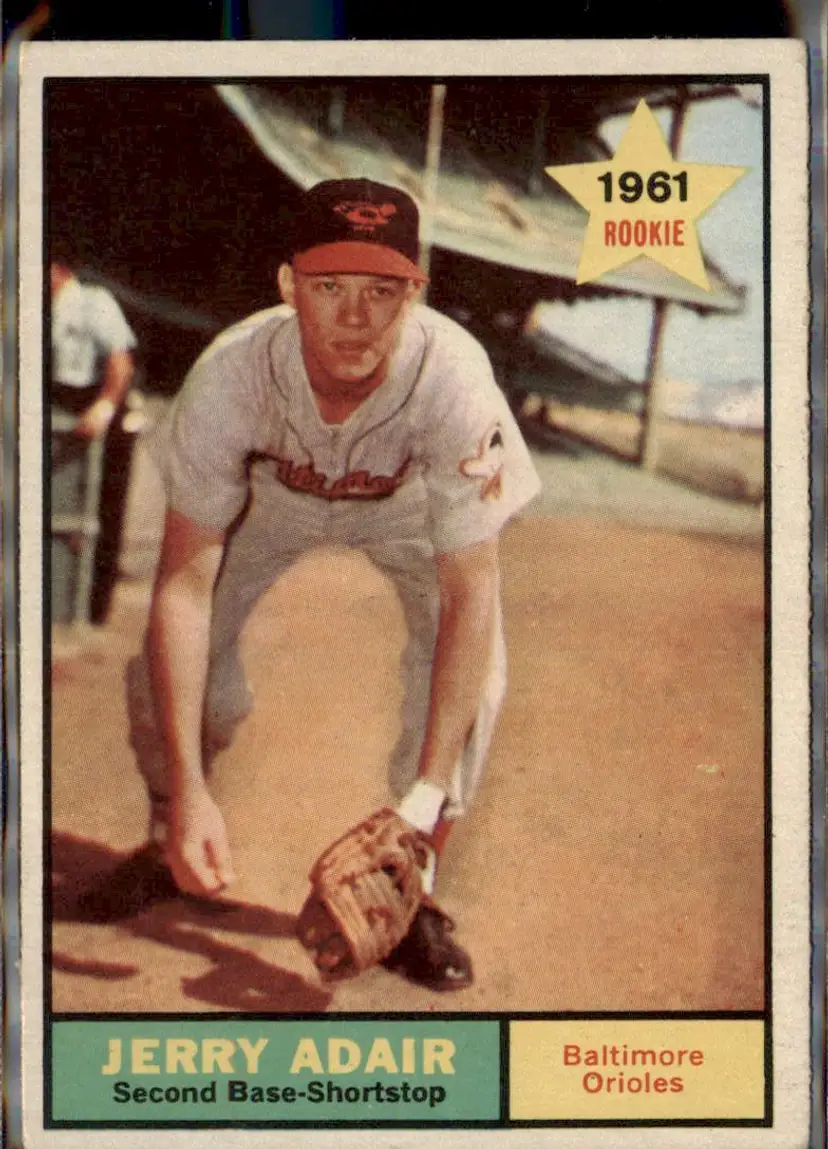 1961 Topps #71 Jerry Adair - ( ) - Baltimore Orioles