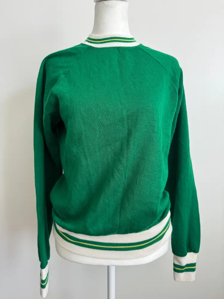 Vintage 70's Bassett Walker Green Pullover