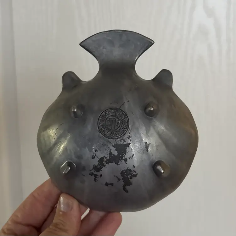 Vintage Wilton Armetale Footed Shell Bowl Dish