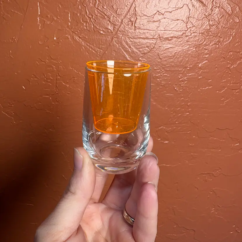Tiny cup glass cache pots (set of 3)