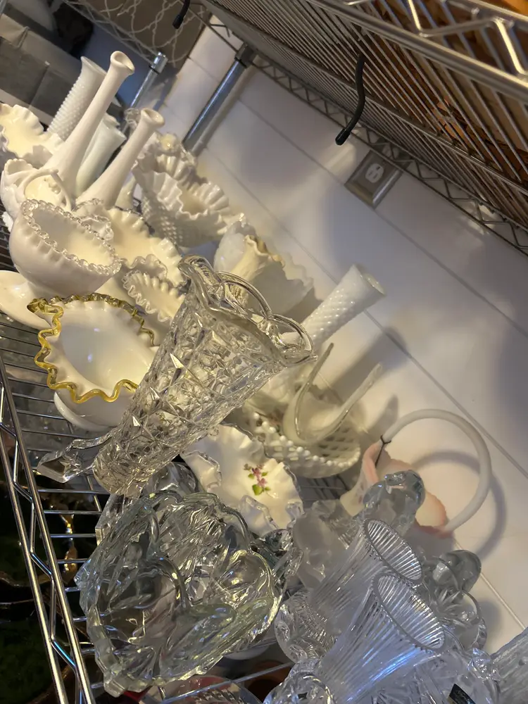 Rainbow Week Day 5 - White And Clear Mostly Glass