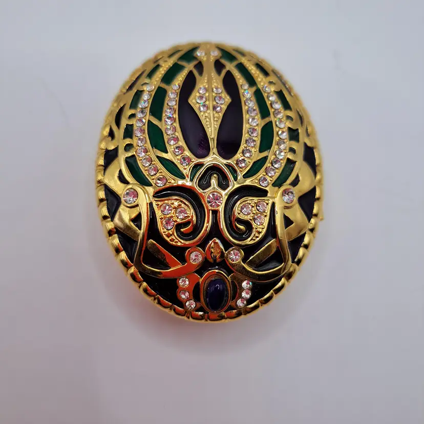 Vintage Edgar Berebi Limited Edition Beetle Trinket Box