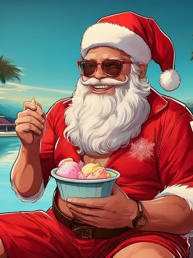 Santa’s Summer Vacation Holiday Picks