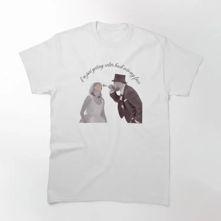 Tortured Poet Color Into My Face Short Sleeve Preshrunk Cotton Tee S-5X//TAYVIS//eras Tour Moments