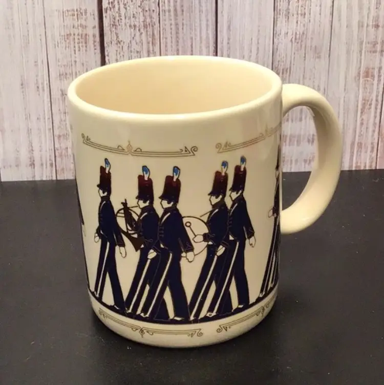 Vintage Hallmark Marching Band Coffee Mug Cup MUGS