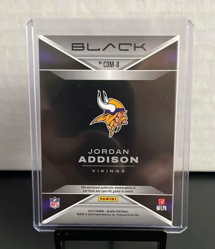 2023 Panini Black Components Jordan Addison RC /99