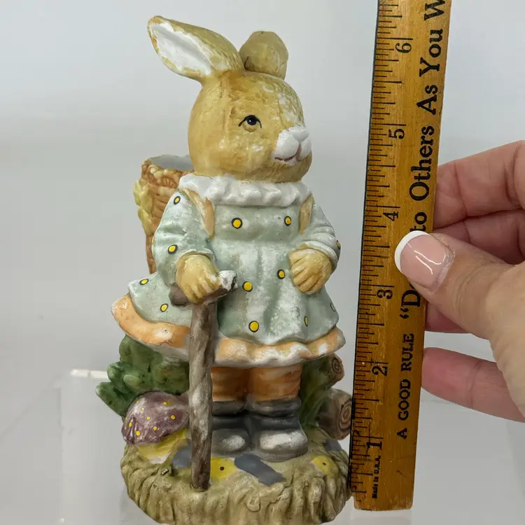 Bunny With Basket Planter