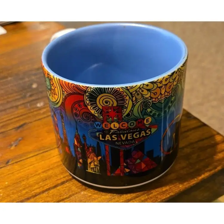 Las Vegas Colorful Coffee Mug