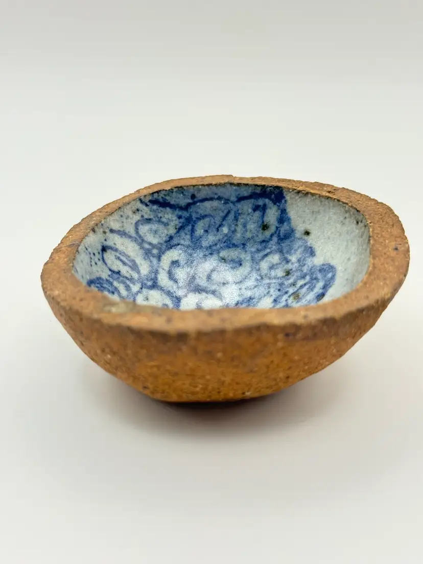 Miniature Handmade Stoneware Pottery Bowl