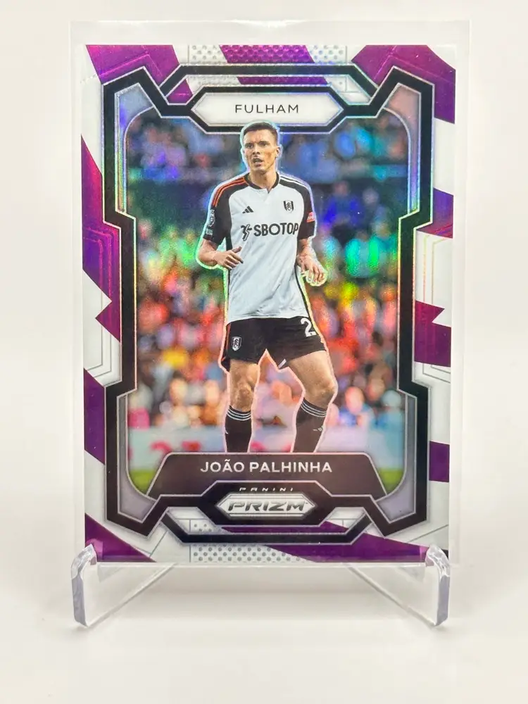 João Palhinha • 2023 Panini Prizm Premiere League- Purple & White Prizm /92 • Fulham