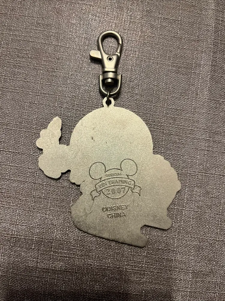 Christmas Themed Mickey Mouse Keychain Disney World 2007