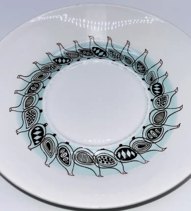 Very Rare Vintage Arabia Finland Raija Uosikkinen Gardener Cup with Hunter  Hobby Series Mid-Century Collectible