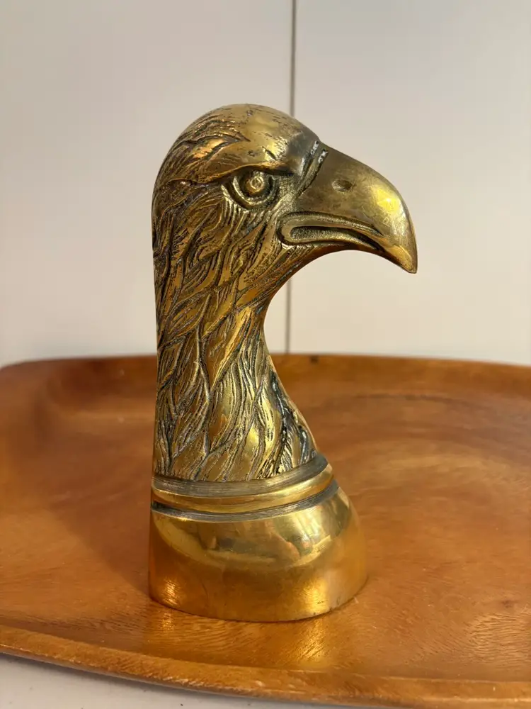 Brass Eagle Bookend