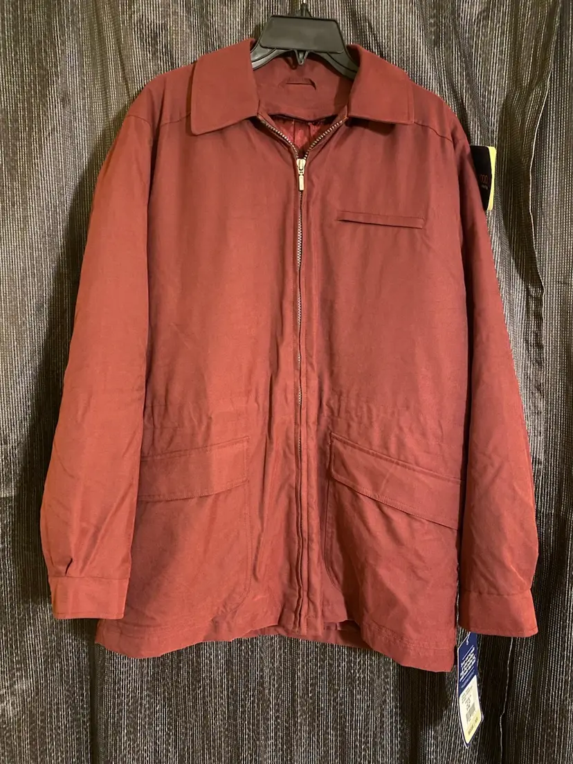 London Fog nrg2000 Women's Size Medium Burgundy Sport Parka Coat - VTG 1999 NWT