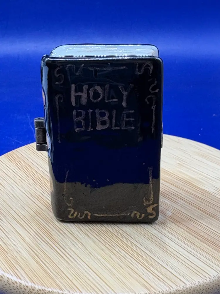 Holy Bible Trinket Box With Trinket