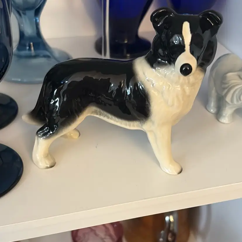 Vintage Dog Figurine Stamped England