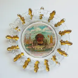 Antique 1901 Pan American Exposition Buffalo NY Temple of Music Souvenir Plate