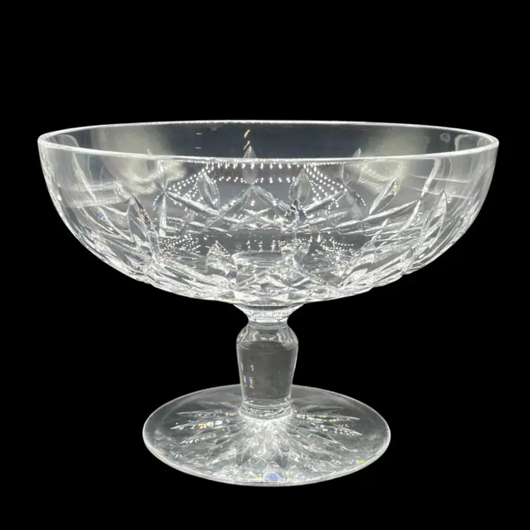 Waterford Crystal LISMORE Footed Pedestal Compote Candy Dish Hour Stem