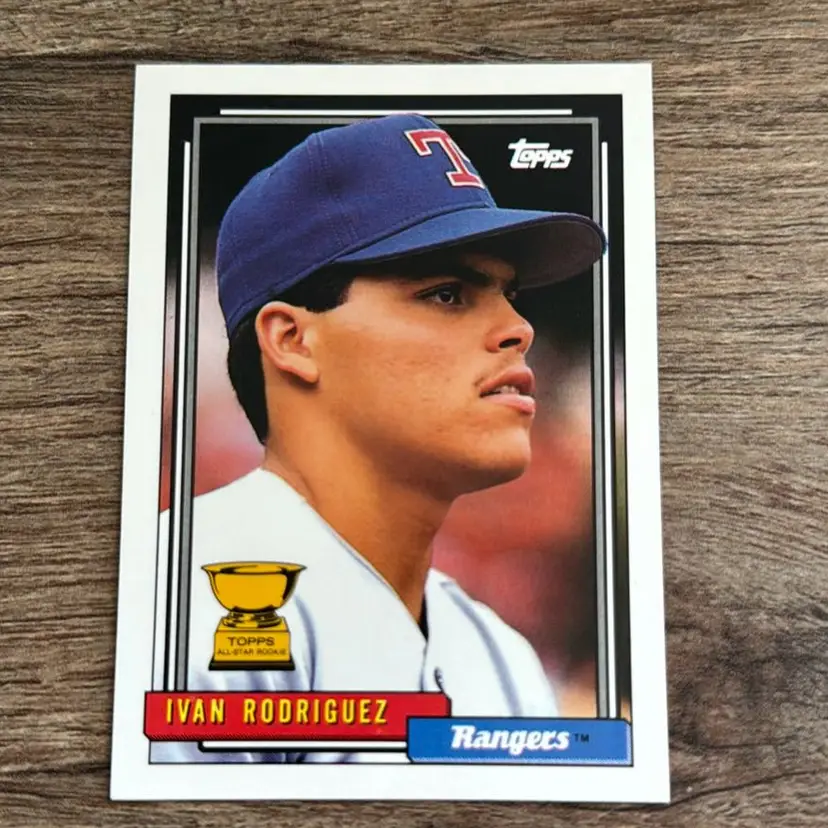 Ivan Rodriguez 1992 Topps Rookie Cup Texas Rangers Pudge