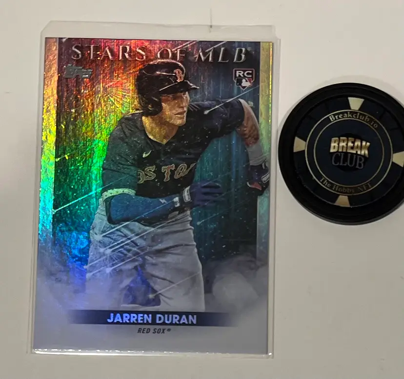 Jarren Duran RC Stars Of MLB Boston Red Sox