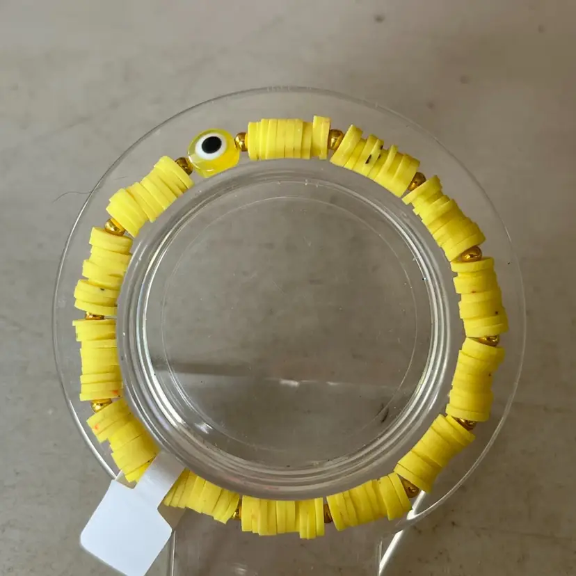 Yellow Evil Eye Bracelet