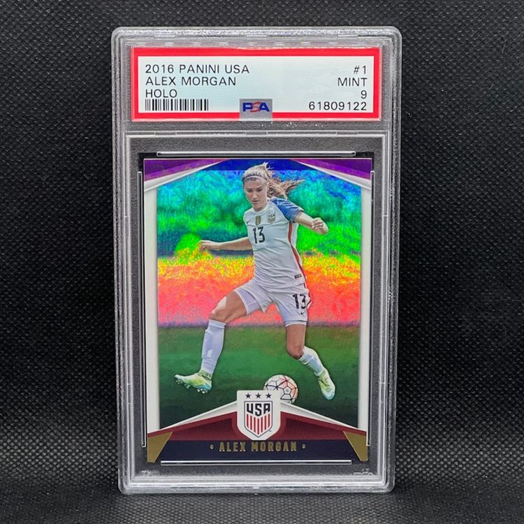 Alex Morgan 2016 Panini USA Holo PSA 9 USWNT Soccer Card