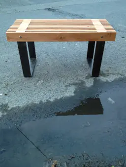 Slat Table+Bench - Made to Order