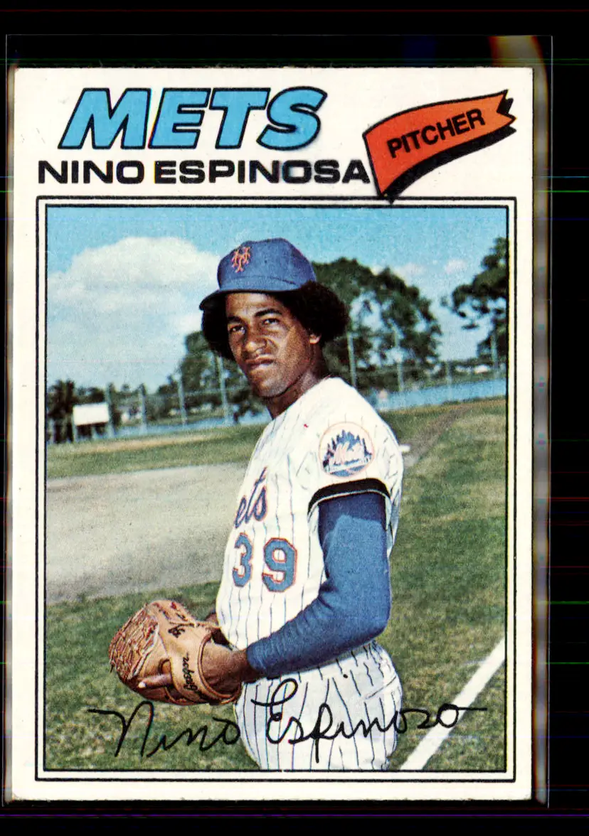 Nino Espinosa 1977 Topps #376 - (144) - New York Mets