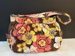 Vera Bradley Buttercup Shoulder Bag Purse Magnetic Closure Retired 2010
