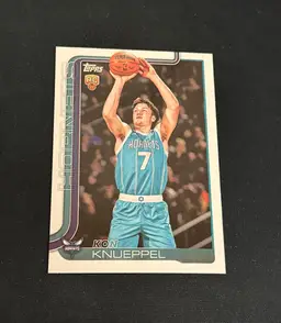 Kon Knueppel 2025-26 Topps #204 RC Rookie Charlotte Hornets