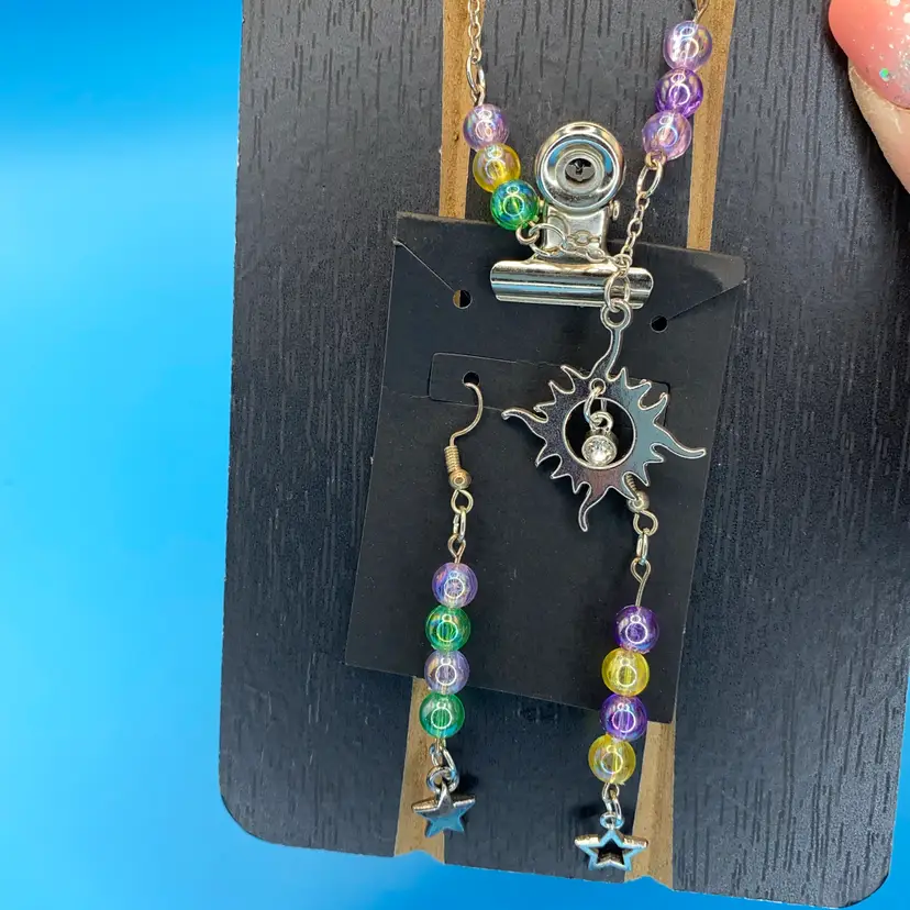 EN-tangled necklace and earrings set