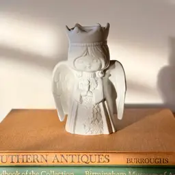 1982 WA Bisque Angel Candle Holder – Made in Taiwan