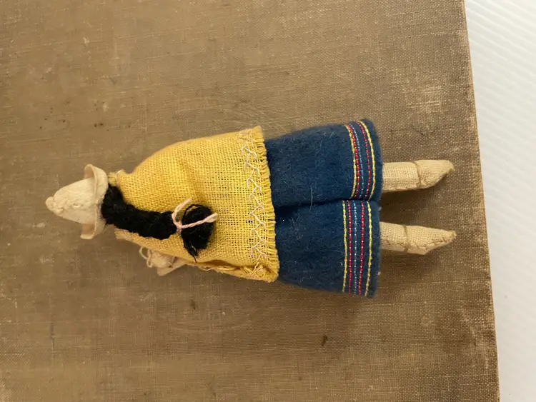 Vintage Miniature Hispanic doll souvenir handmade