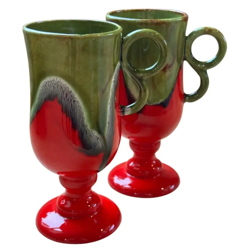 Retro Jan’s Clay Studio Coffee Mugs
