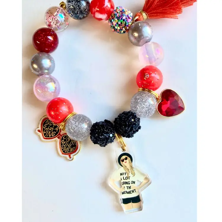 Swiftie RED Charm Bracelet Kids