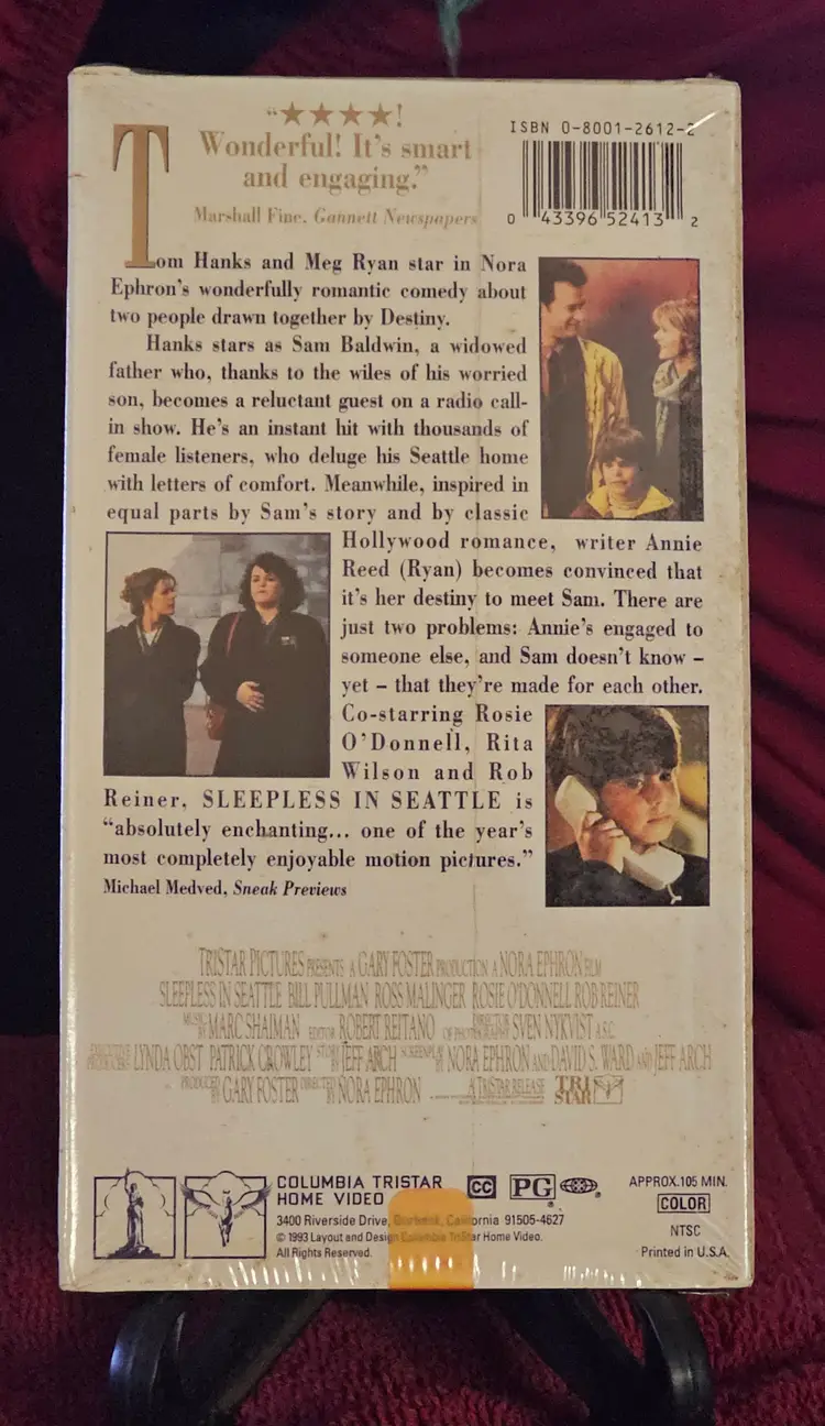 Sleepless in Seattle (VHS) NEW - Factory Sealed
