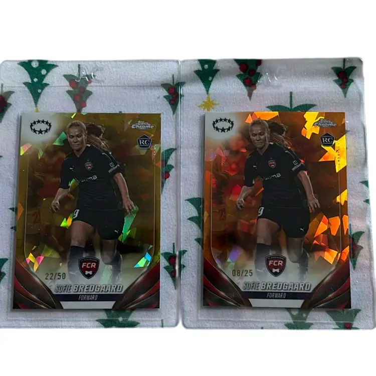 Sofie Bredgaard Lot Sapphire Uwcl Topps 2024 Fc Rosengaard