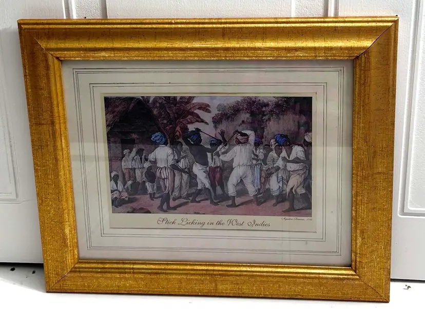 Agostino Brunias Cudgeling Match Between English & French Negroes In The West Indies