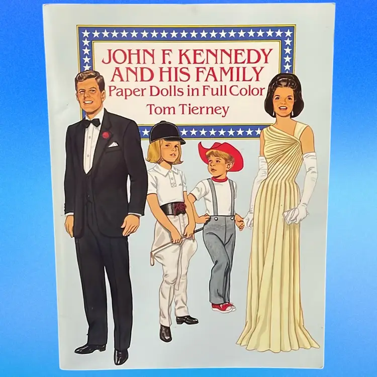 John F. Kennedy And His Family - Paper Dolls - “Jackie-O” 1990