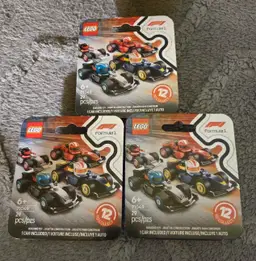 LEGO FORMULA 1 F1 Building Toy Blind Box Lot of 3 New & Sealed 71049 LEGO
