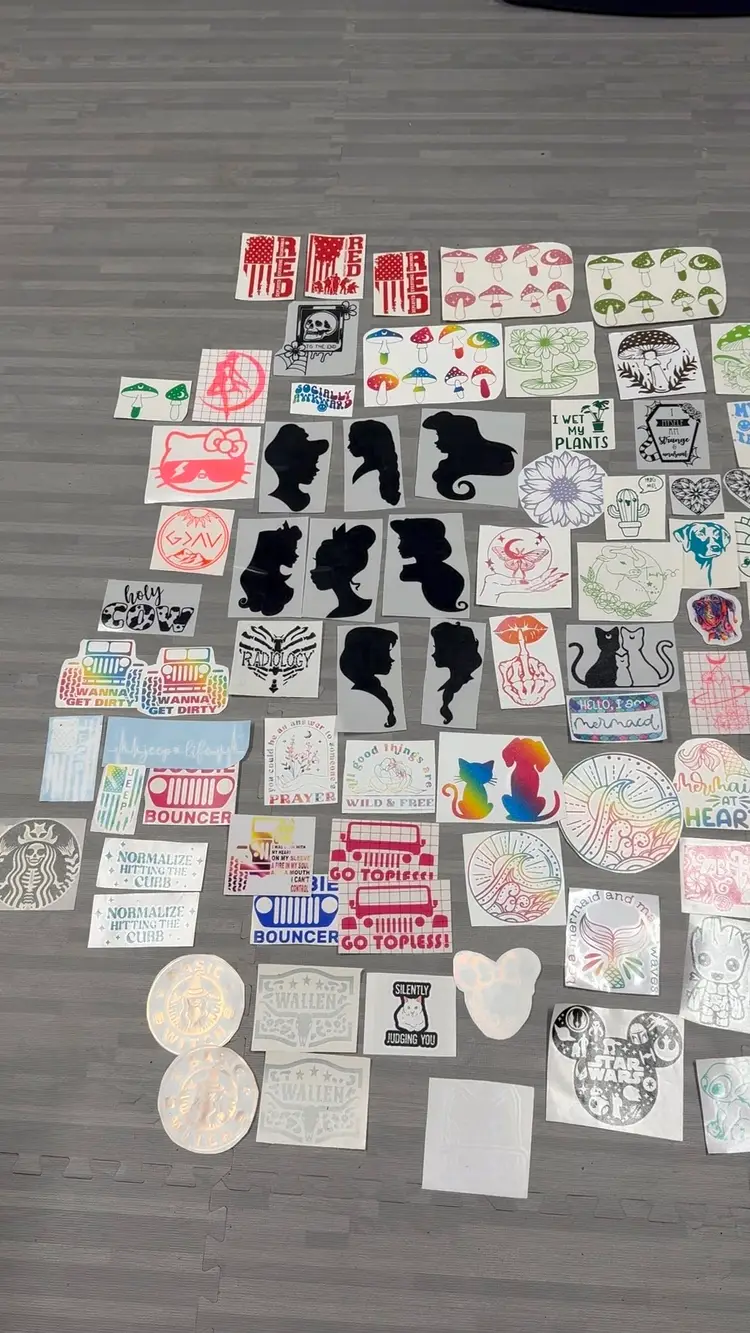 Vinyl Stickers Lot Of 100+
