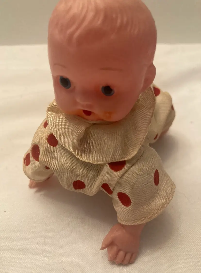 Vintage Crawling Windup Baby